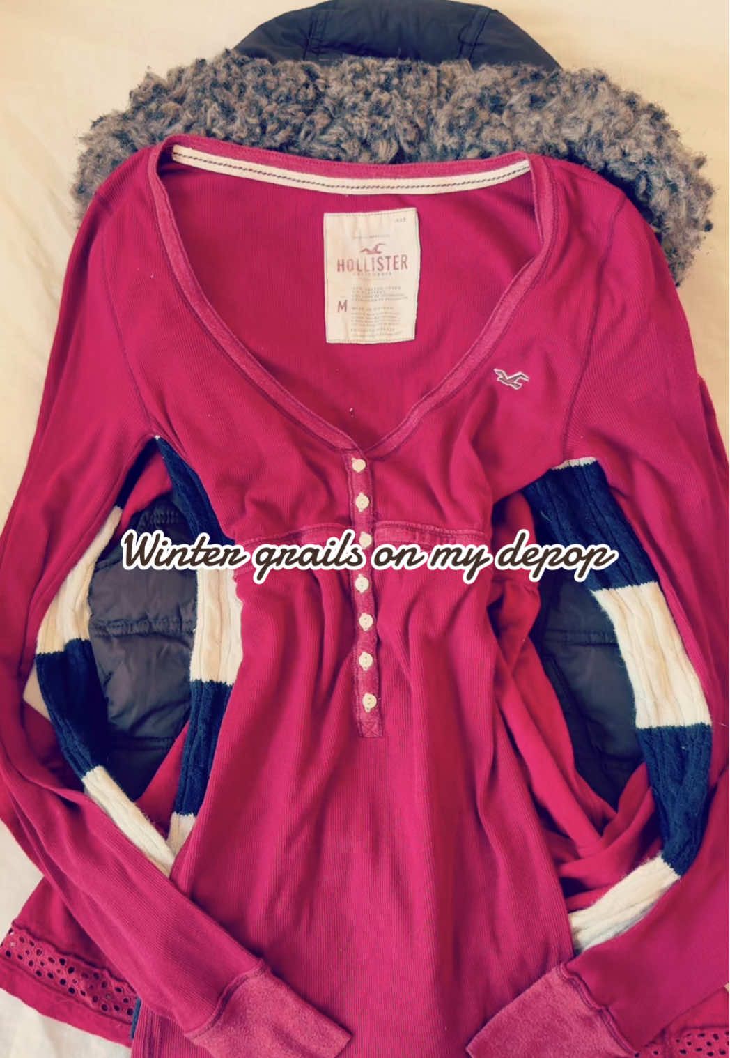 Depop- kinsley2k 💋💋 #vintage #depop #winter #thrifting #2000s 