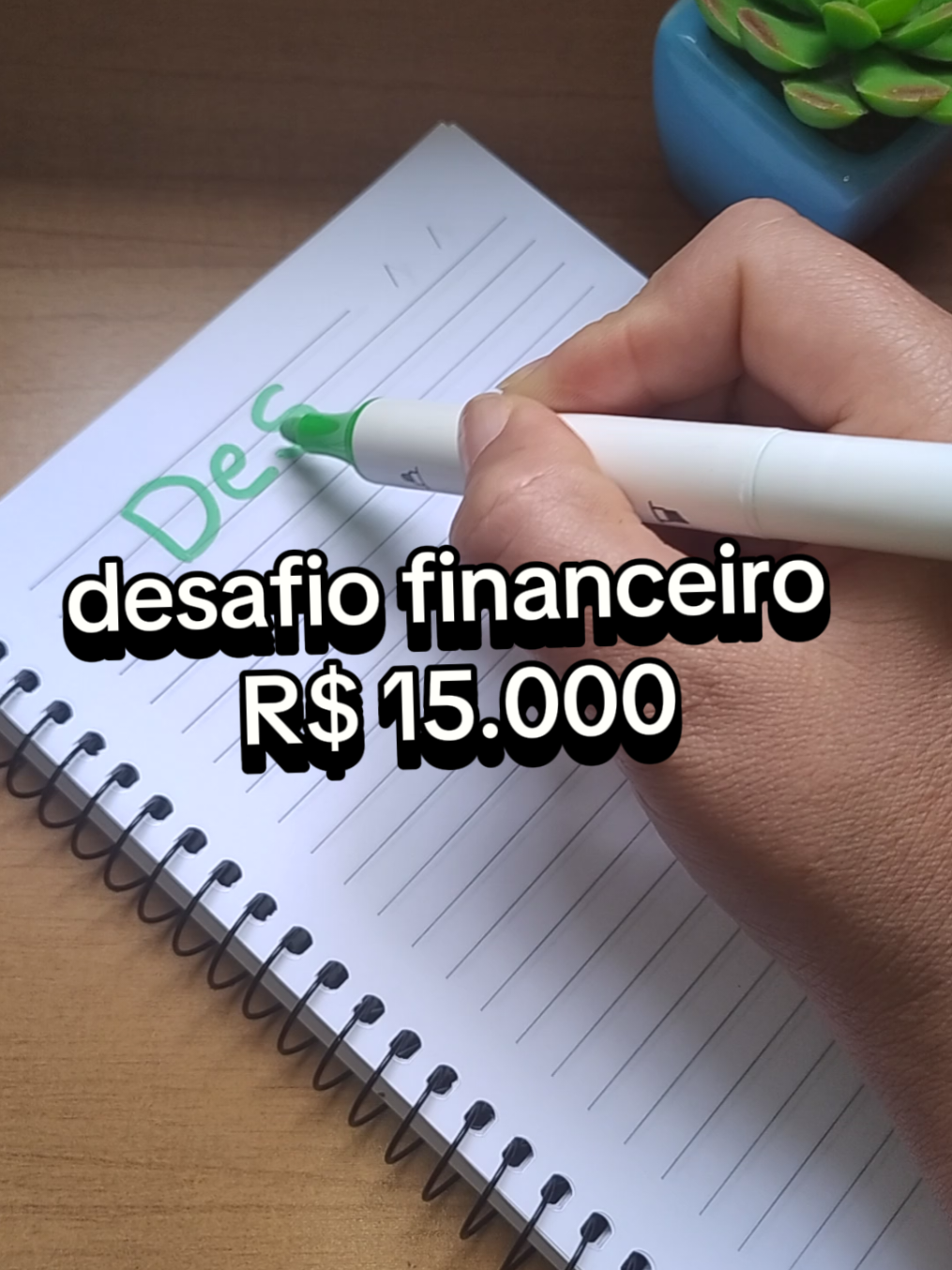 desafio 15 mil  #desafiofinanceiro #foyoupage #primopobre #planejamentofinanceiro #educacãofinanceira 