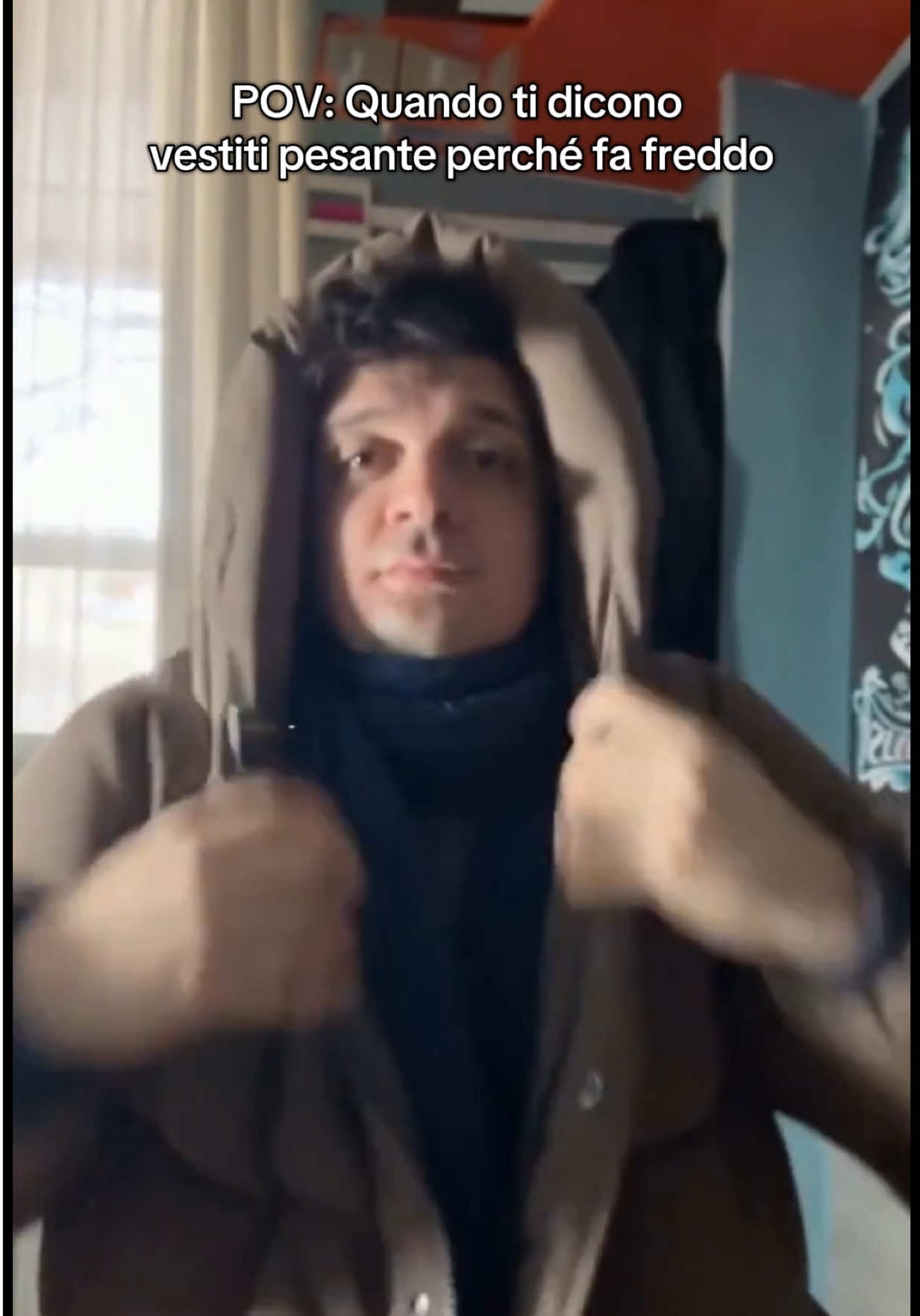 Sono un pupazzo di neve🤣🤣 #momadvice, #coldweather, #dressingup, #winterhumor, #pov