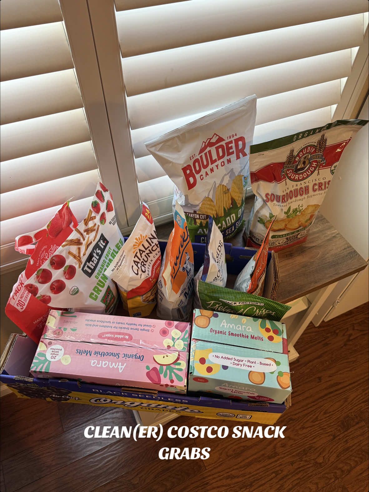 he lmk he is now NOT a fan of the red yogis, only the purple so @Costco Wholesale & @Nature’s Garden I need some answers 😩 #cleansnacks #costco #costcosnacks 