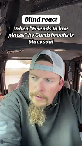 Garth Brooks “Friends In Low Places” as Blues Soul #blindreact #garth #soul #foryoupage #fyf 