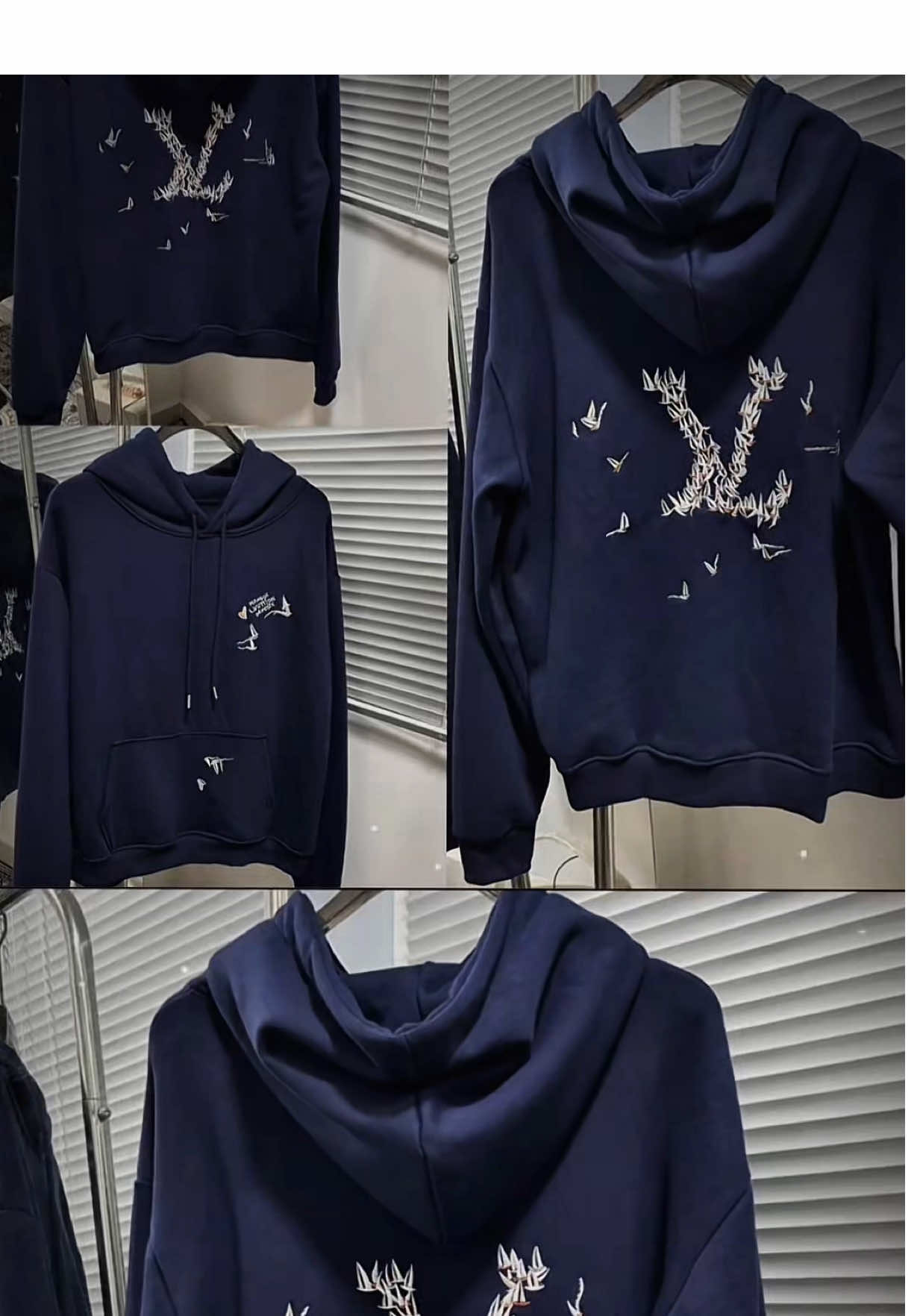 Áo hoodie thêu hoạ tiết lệ vi #fyb #boypho #trending #thoitrang #xuhuong 