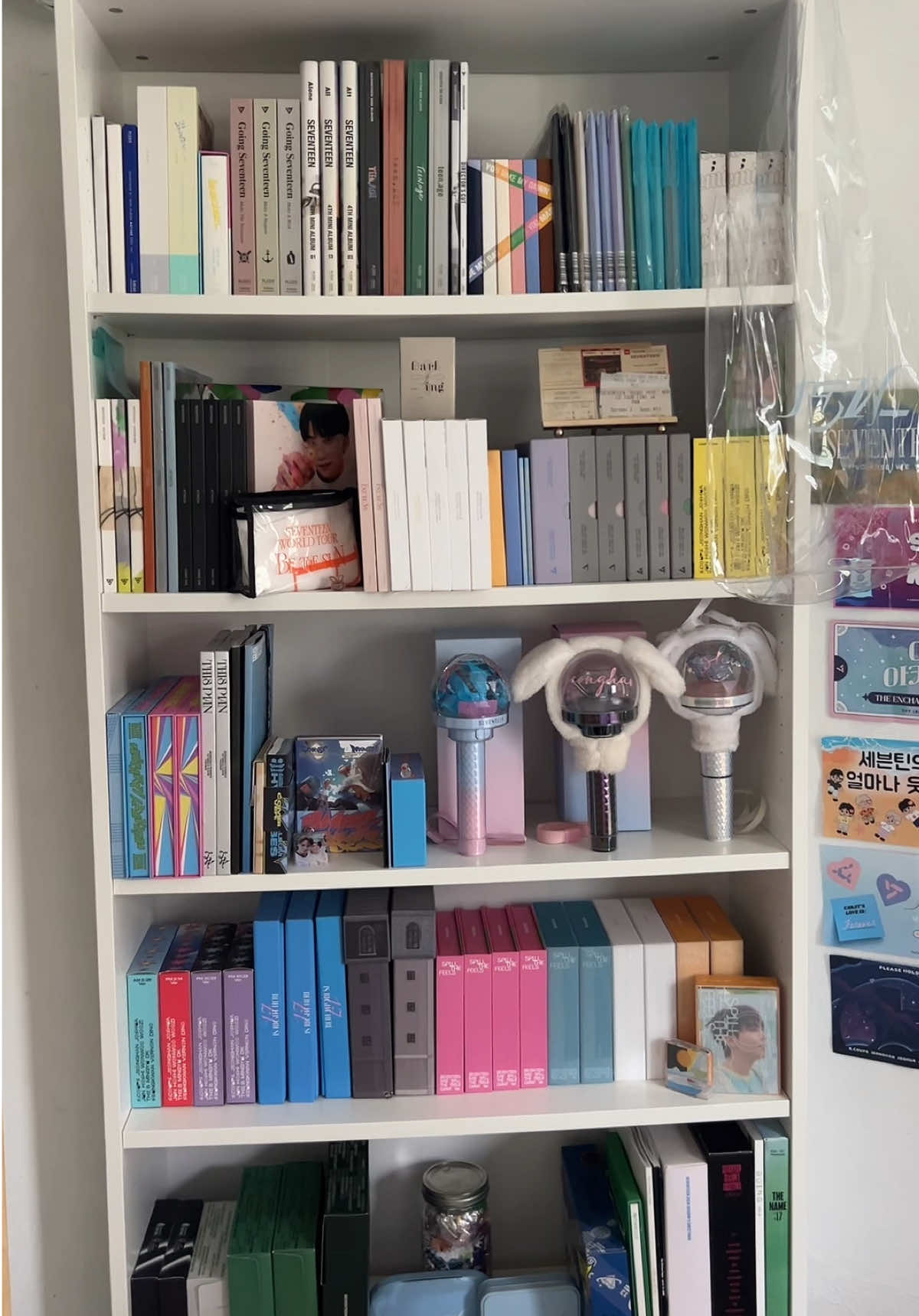 i can finally say i have my korean album collection complete 🙂‍↕️ #seventeen #kpop 
