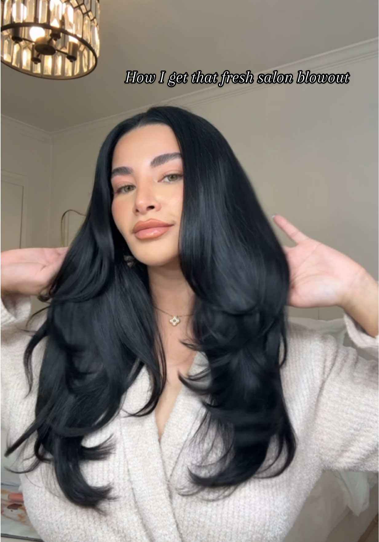 Always the perfect blow out 🤍 #blowout #hair #haircut 