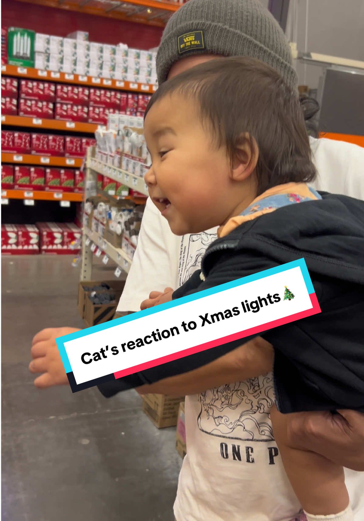 It’s an amazing feeling seeing the pure joy our babygirl has🥰🥹 It’s November 1st, so Christmas has officially begun🎄 #babysfirstchristmas #babysreactions #christmaslightshow #motherhood #toddlerhood  