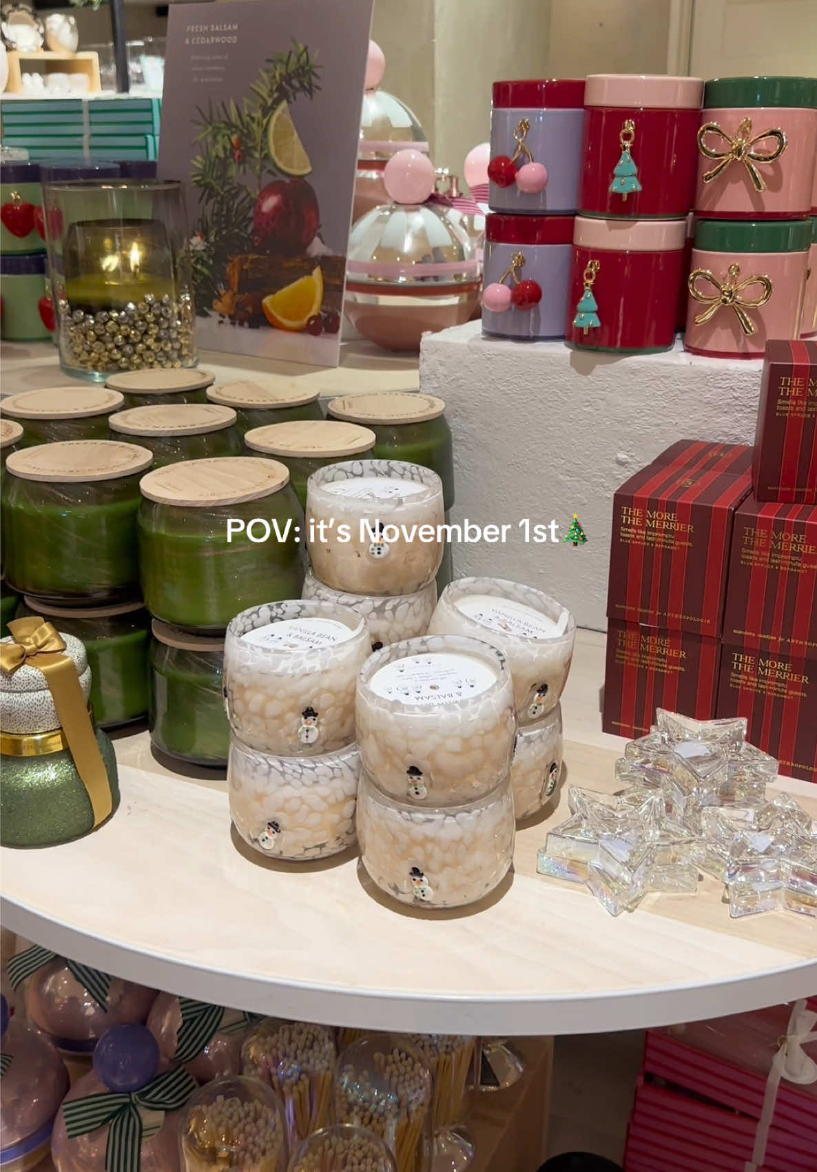 It’s TIMEEEEEE! Just some Christmas vibes for you on this November 1st! #christmasaesthetic #holidaytiktok #christmas2025 #christmasvibes #christmasshopping  