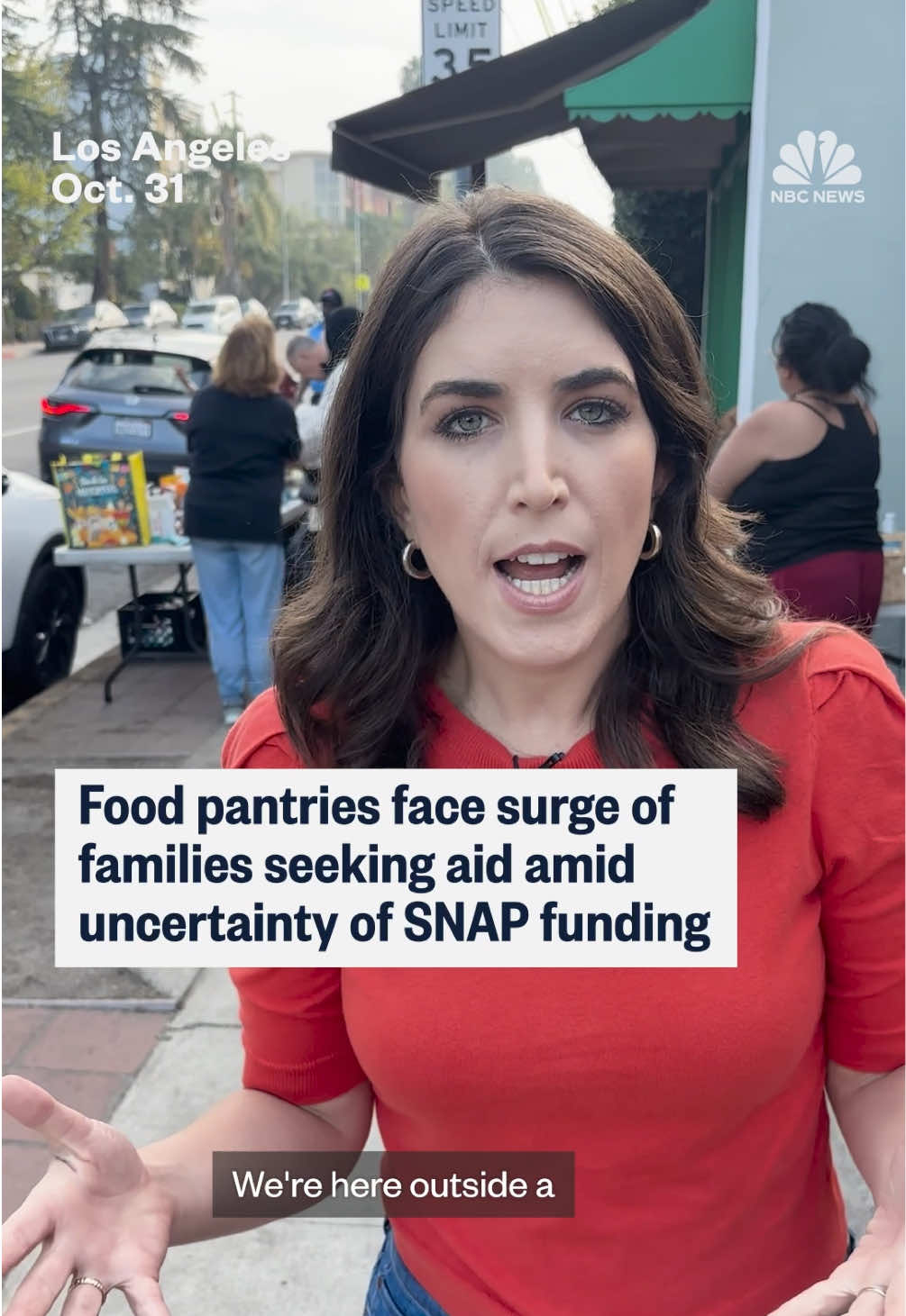 Food banks around the country have faced a surge in demand as a crucial deadline for #SNAP funding approached. @Liz Kreutz NBC News reports from #LosAngeles as some parents visiting food pantries for the first time say they worry about how to support and feed their families amid the confusion.
