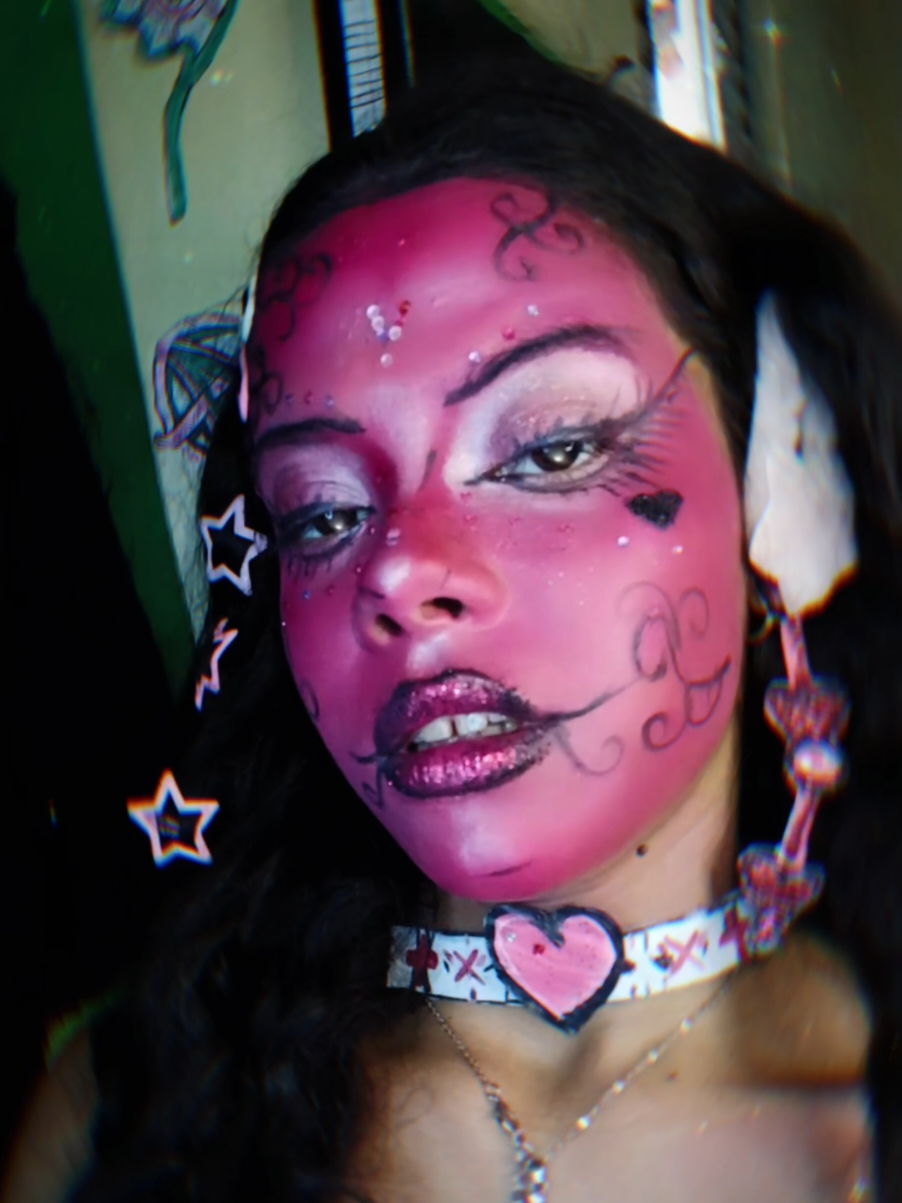 💗DRACULAURA MAKEUP🎀 #maquillaje #makeup #draculaura #monsterhigh #draculauracosplay 