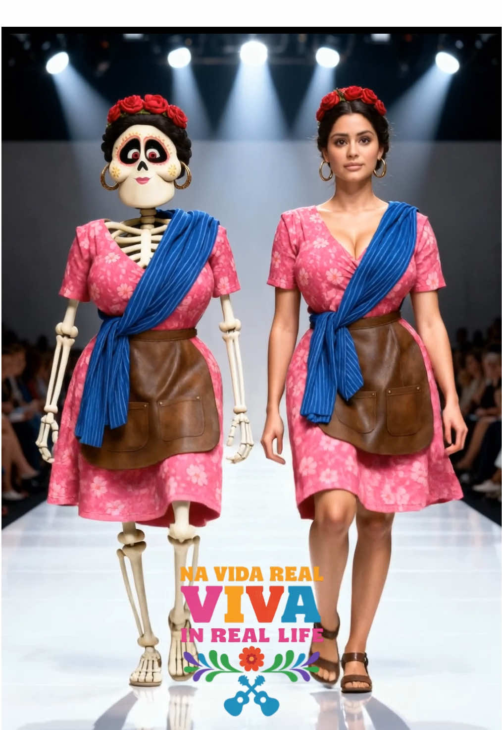 ¿Y si los personajes de Coco se hicieran realidad? #pixverse #pixverseai #vivaavidaeumafesta #coco #disney 