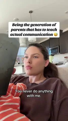 CONFLICT DOME. For everyone saying she should be able to leave: If she was overwhelmed and setting a boundary that she needed a break- I absolutely think that’s worth honoring. But they were being impatient with each other and I could tell she could rise to the occasion of communicating in that moment. I am trying to help them to hear the other person and also know that they deserve to be heard. But TRUST that I keep them in their windows of tolerance #lgbtfamily #parenting #millennialsoftiktok 