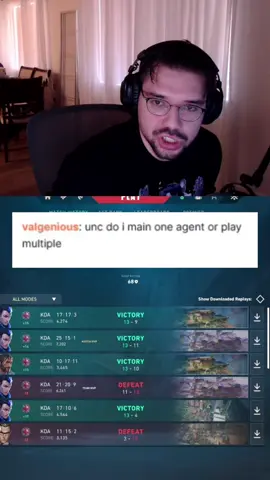 should you main or flex agents in valorant #Valorant #valorantgaming #valorantfunny #yoru #fyp 