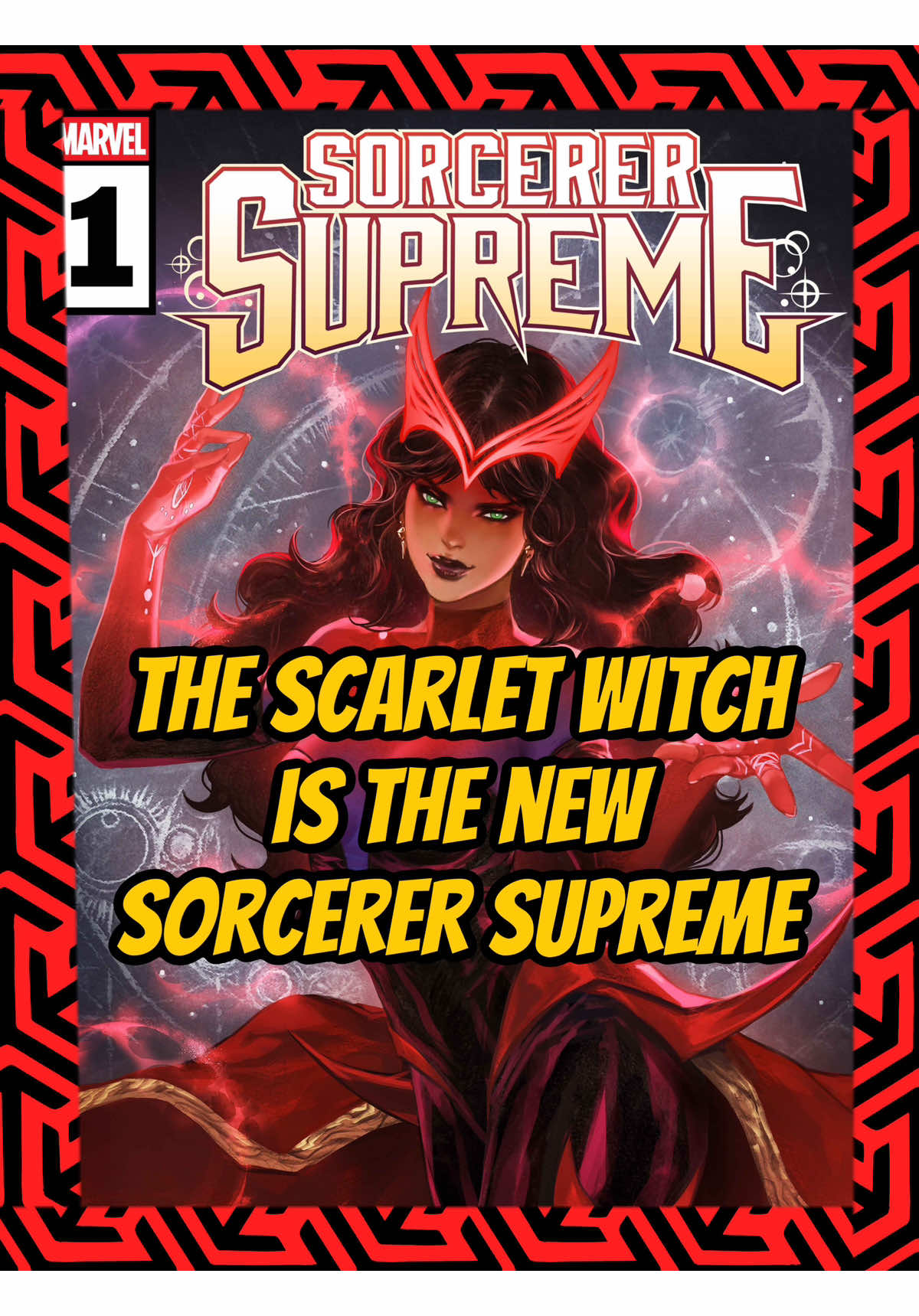 #ScarletWitch #SorcererSupreme #ScarletWhichBecomesTheSorcererSupreme #Marvel #MarvelComics 