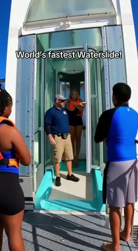 World’s fastest waterslide fail! 😳#waterslide #fail #tallestwaterslideintheworld #worldstallestwaterslide #fyp 