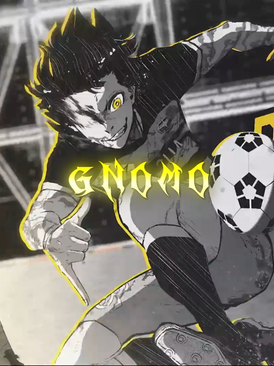 「BAH 🗣🔥」|| Song:Montagem Carteira || MC: NO KNOW🌝 || Gnomo.... #mangaedit #bluelock  #edit #fyp #bachira 