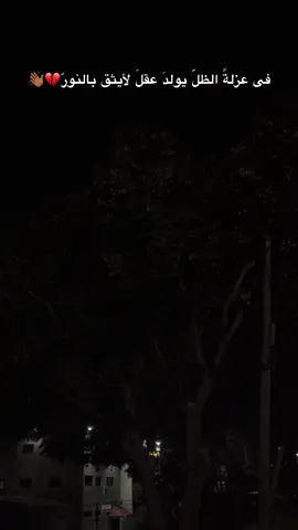 فى عزلةً الظلّ يولدَ عقلَ لأيثق بالنورّ