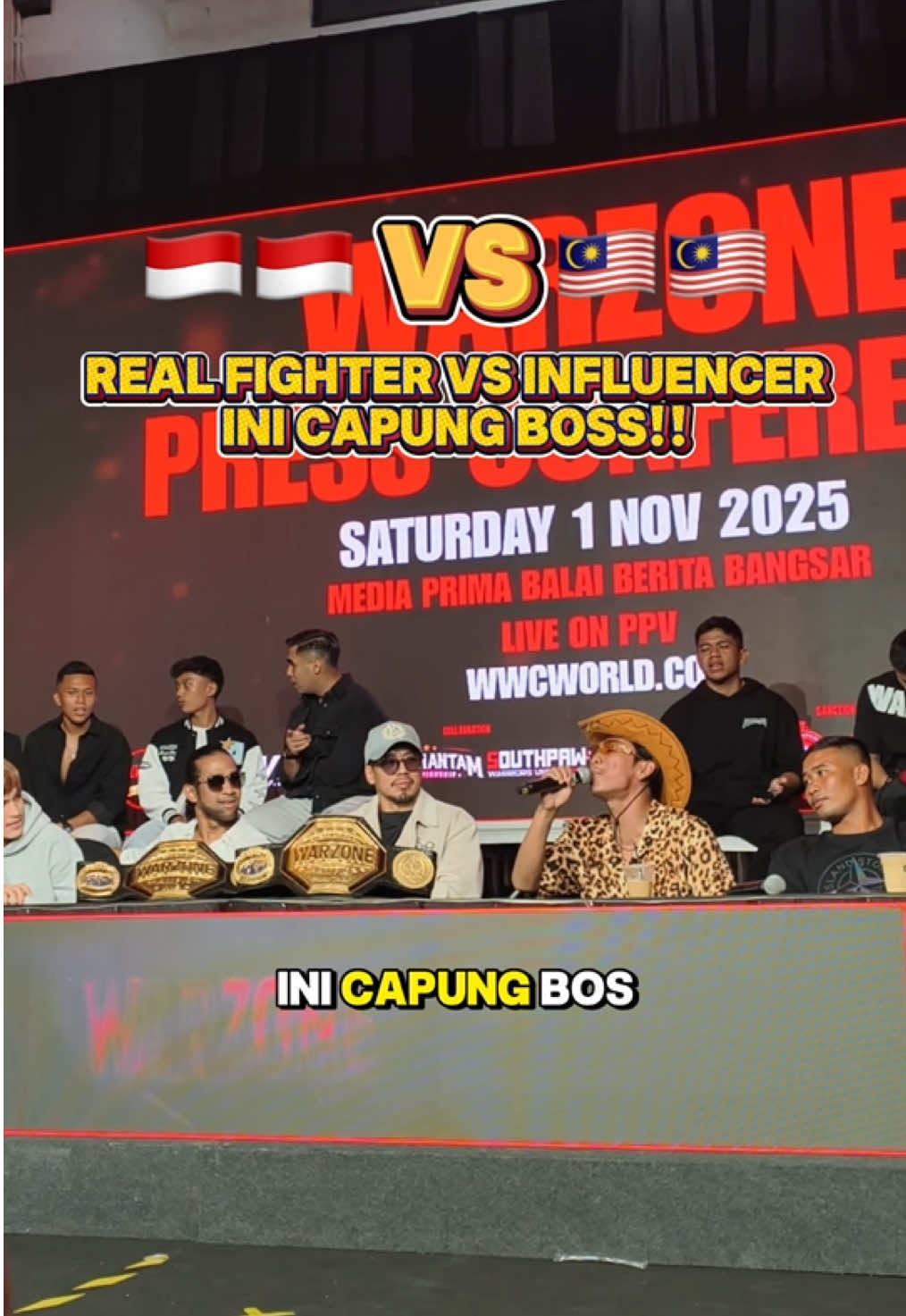 kalau warga indonesia tidak ada yg support saya tidak apa apa!! saya pasti akan menang!! dan tetap tidak terkalahkan STILL UNDISPUTED🇮🇩 INI CAPUNG BOSS!! #capunnggg 