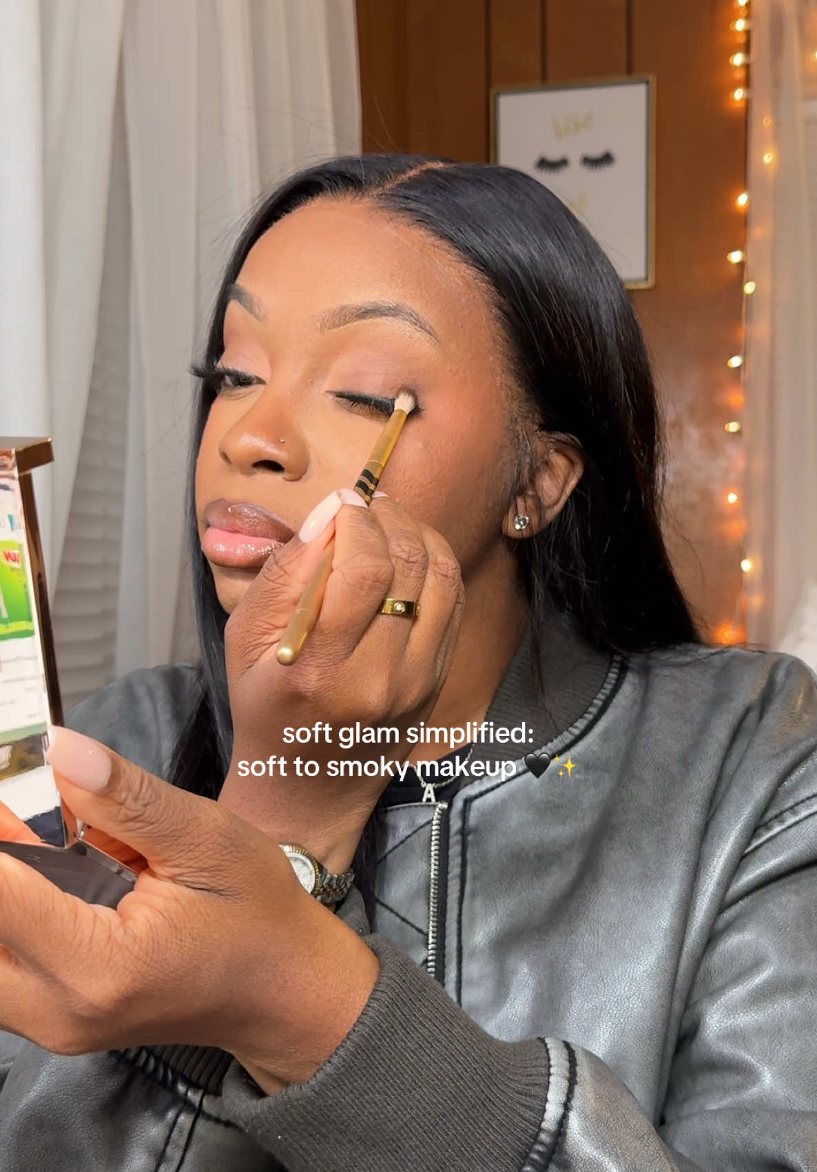 The @Patrick Ta Beauty Major Dimension Essential Artisty Edit Eyeshadow has been a staple in my makeup bag recently ✨ so buttery, bendable & compact! I’m using the color Deep #makeuptutorial #softmakeup #blackgirlmakeup #smokyeye #softglamsimplified #sephorasale (gifted, not sponsored) 