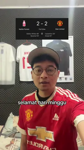 selamat beristirahat dulu king mu😴 #manchesterunited #nottinghamforest #prmeierleague 