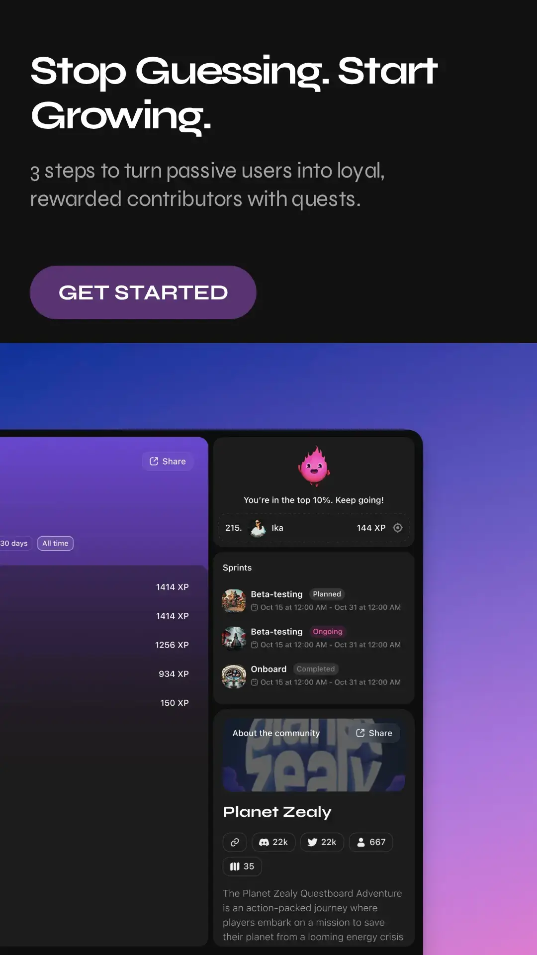 Every Web3 project wants growth. Few know how to sustain it. Zealy  gives you the playbook: 1️⃣ Build engagement 2️⃣ Reward loyalty 3️⃣ Measure what works & scale The growth loop that actually works.  comment Zealy and I would send you the link
