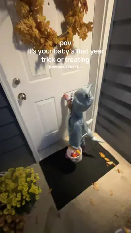 nothing could’ve prepared me for the amount of times my kid went into someone’s house yesterday … smh  #halloween #firsthalloween 