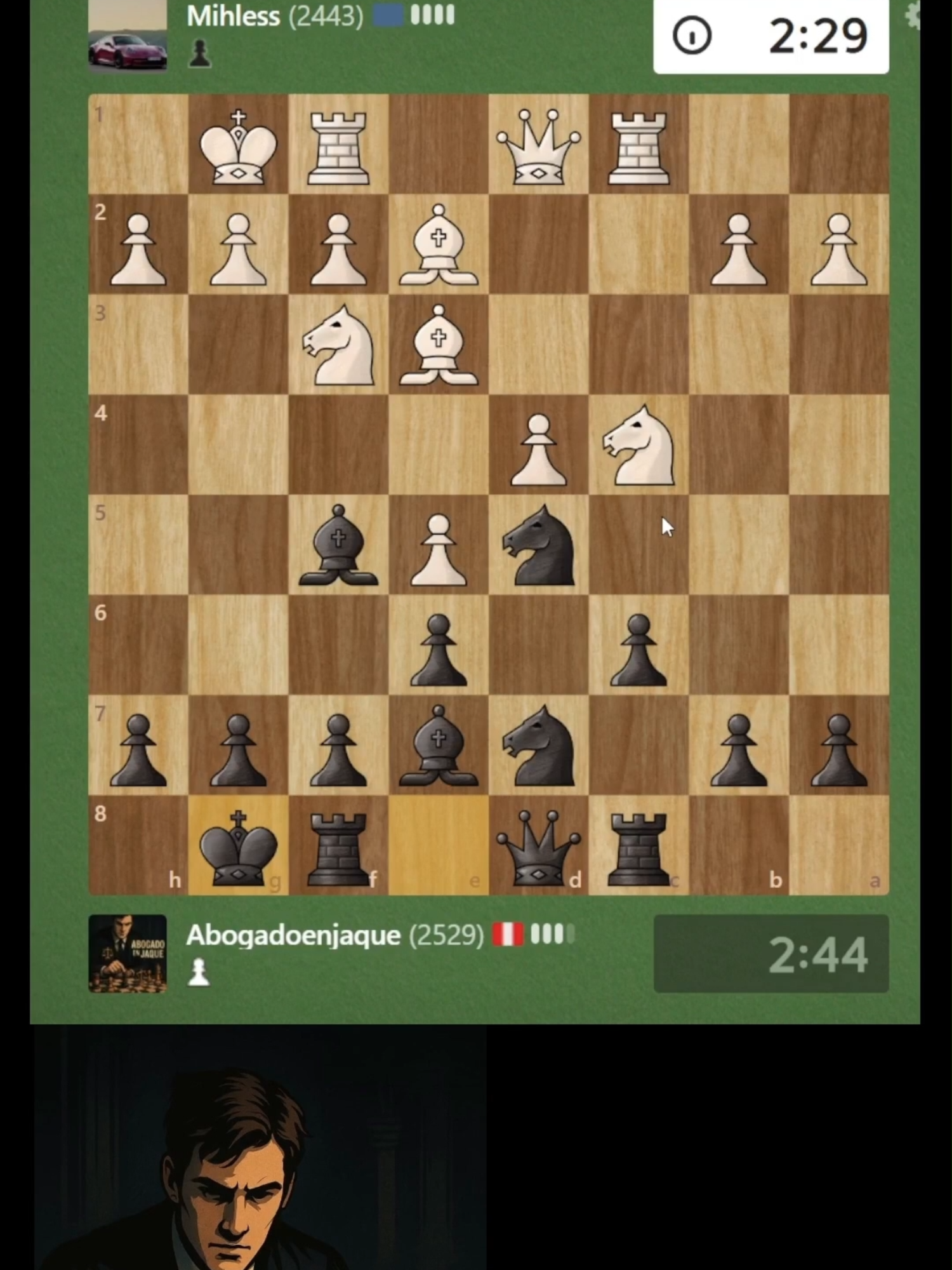 Otra vez la rocosa Defensa Caro Kann. #ajedreztiktok #chesstok #chesstiktok #ajedrez #magnuscarlsen #ajedrezespañol #ajedrezperu #abogadoenjaque #ajedrezeducativo #hikarunakamura #jaquemate #chess #sports #fyp #xadrez