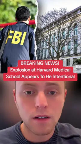 NEWS: Explosion at Harvard Medical School Appears To He Intentional  11/1 #news #breakingnews 
