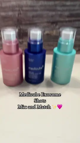 Mix and Match Exosome Shots ✨ #medicube #exosomeshot #pdrn #koreanskincare #blackfridaydeals 