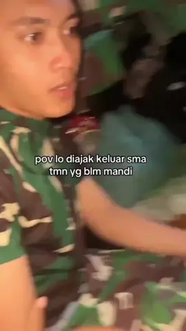izin bng🙏😅 POV: di ajak teman keluar tapi belom mandi😆 #tni #lucutiktok #fyppppppppppppppppppppppp #tniindonesia🇮🇩 #tniad 