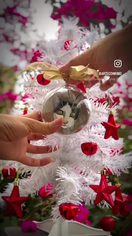 Navidaaad ha llegadoo, te traigo una partecita de mi emprendimiento 💖 son esferitas personalizadas de mascotitas o personas, $275 c/u ✨ aprovecha, son sobre pedido ✨ #navidad #fypシ゚ #merrychristmas #itstime #contenido 