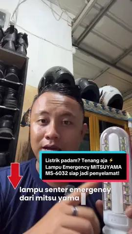 MITSUYAMA MS-6032 – Lampu Emergency + Senter Super Terang 18 LED, Tahan Hingga 12 Jam! MitsuyamaMS6032 #LampuEmergency #SenterLED #LampuDarurat #LampuRechargeable #LampuCamping   