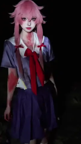 happy Halloween everyone! 🎃 Yuno Gasai cosplay #cos #cosplay #haters #yunogasai #yandere 