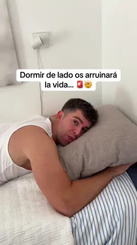 Por qué no dormir de lado #almohada #almohadaergonomica #dormir #dormirbien #ofertasparati 