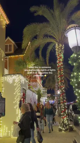 st augustine during christmas is magical 🎄 #christmas #christmasdecor #florida #holidaycountdown #trending 