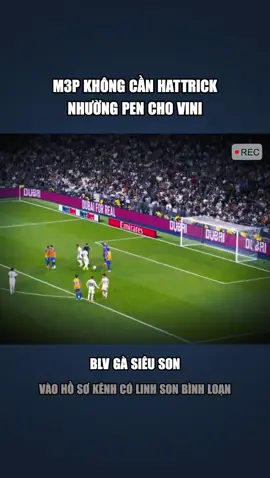 Mbappe nhường pen cho Vini #football #foryou #fyp 