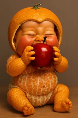 This Apple is everything #aiasmr #aisounds #apple #orangebaby