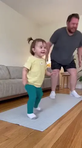 Baby Girl Helps Dad Lose Weight 😂♥️👶 #fyp #cutebaby #viral #cute #baby 