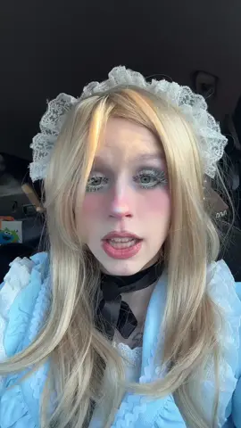 Wake up Alice  @Lilly Lashes #lillylasheshalloween2025 #transition #makeup #fyp #themostmanicmommy 