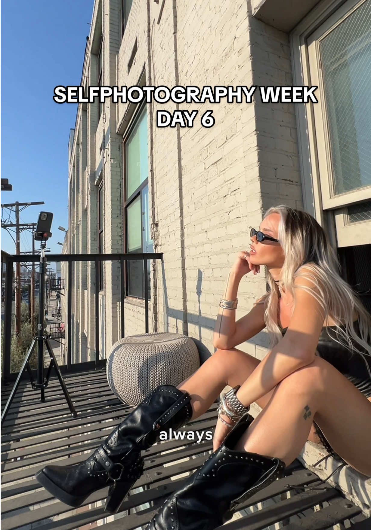 Day 6 🖤 • #photoideas #photoinspo #selfphotography #poseideas #outfitinspo 