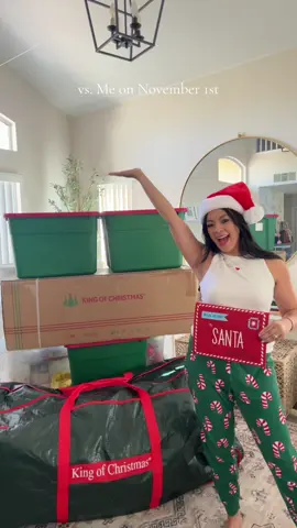 My favorite day of the year - Bringing out all of our Christmas decorations and @King of Christmas trees! #itstime #christmasdecorating #kingofchristmas #Inverted 