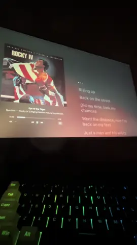[Eye of the tiger] 🥇🥊 rocky 5 #songtext #applemusic #rockybalboa #box #Amerika
