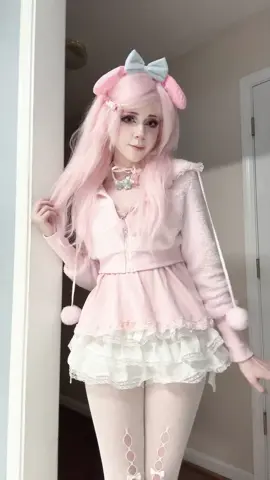 I cosplayed casual My melody today!! #mymelody #mymelodycosplay 