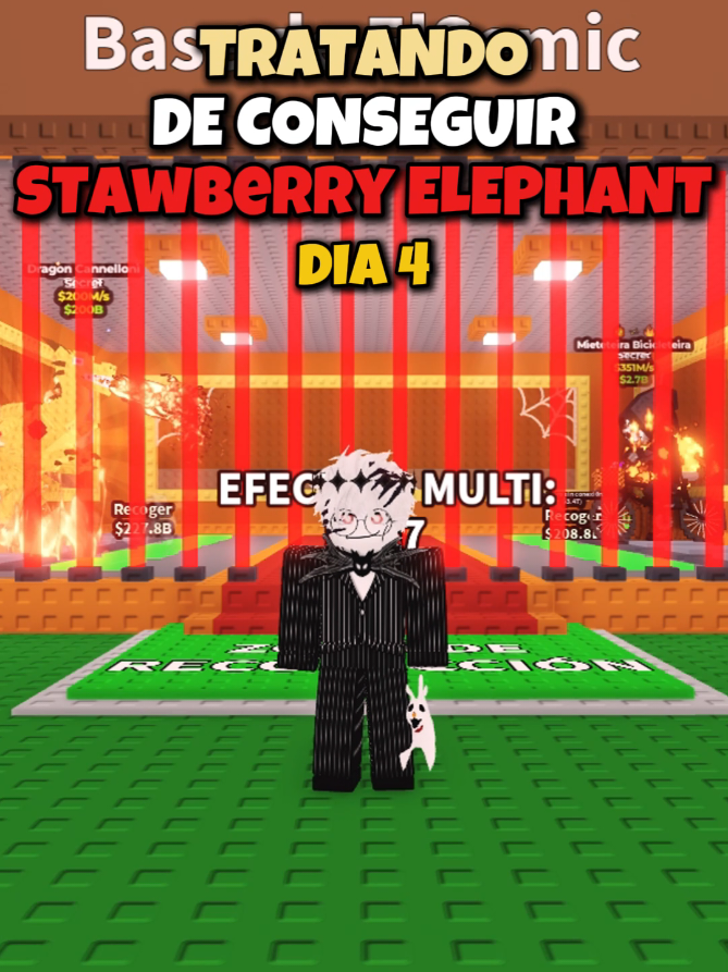 Consiguiendo el Strawberry Elephant | Dia 4🔥 #robloxfyp #stealabrainrot #elsemic #robaunbrairont #brainrot 