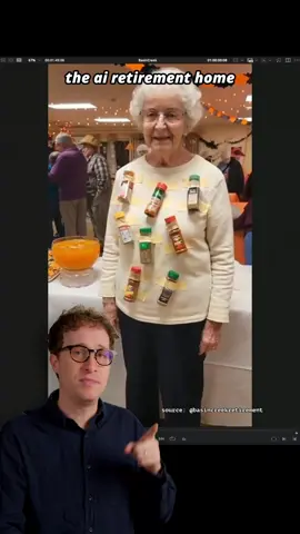 These seniors are AI #halloween #community #old #funny #thanksgiving The Basin Creek Retirement Village account isn’t real, it’s AI. Funny and good vibes IA videos aren’t harmful like rage bait AI videos, but transparency is still very important.