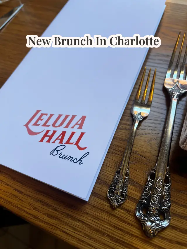 Brunch service is now available at Leluia Hall. #charlottenc #creatorsearchinsights #cltbrunch 
