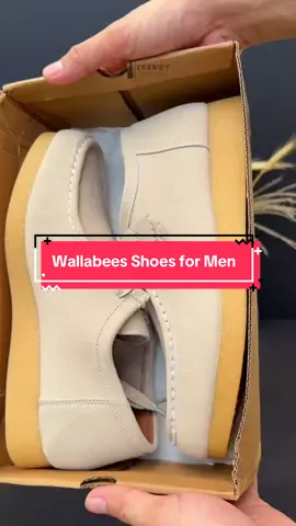 Wallabees Shoes for Men or Kangaroo Shoes Loafers for Men #wallabeeshoes #loafersshoes #menfashion #menswear #menstyle 