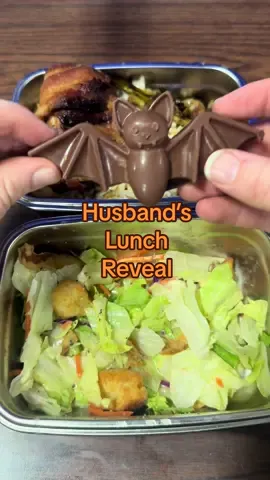 Husband’s Lunch Reveal🧟‍♂️ #LunchForMyHusband #Lunch #Lunchbox #whatdidmywifepackme #illmisshalloween