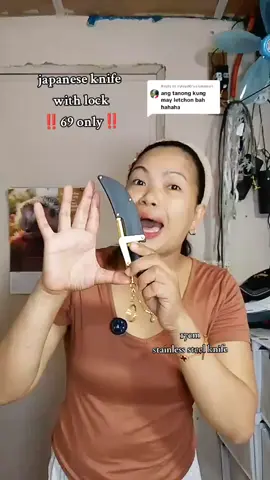 Replying to @xyloyd0 #knife#fruitknife#kitchenknife#knifewithlock#japaneseknife 