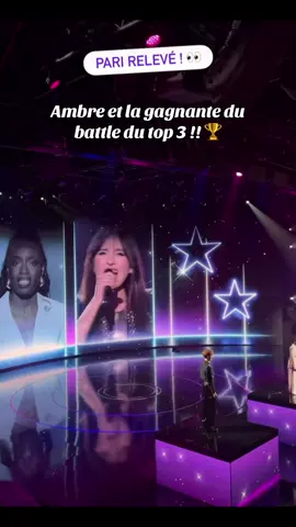 Ambre gagnante du battle du top 3 !! 🏆 #staracademy #fypツ #staracademy2025 