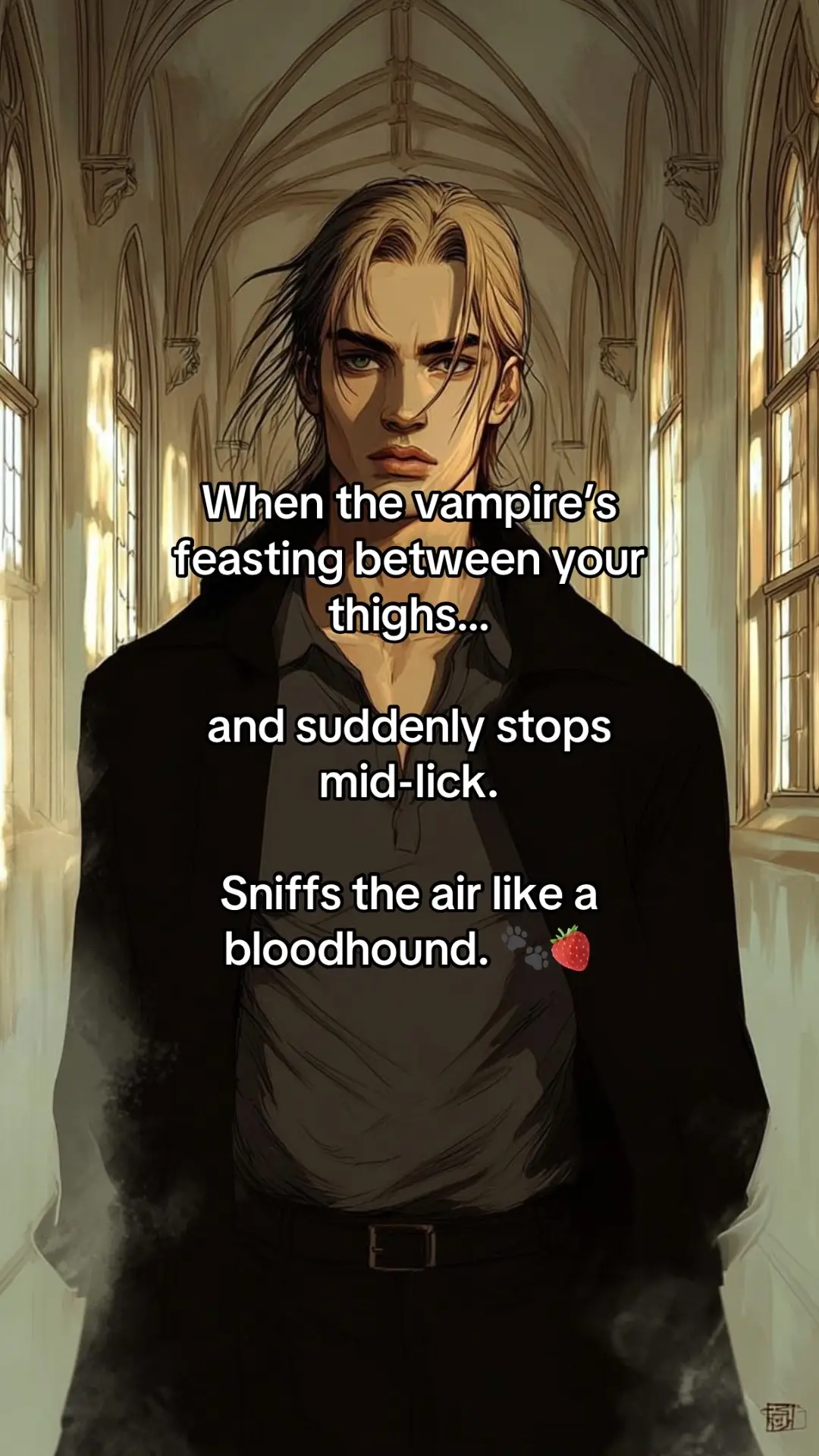 Okay but like… what kind of unhinged vampire says that?? 😳 —and why do I want the whole damn book?? 👀🔥🩸  Vampires Romance x Enemies to Lovers x Enemies to Lovers #darkromanceseries #darkromance #darkromantasy #vampireromance #agegap 2