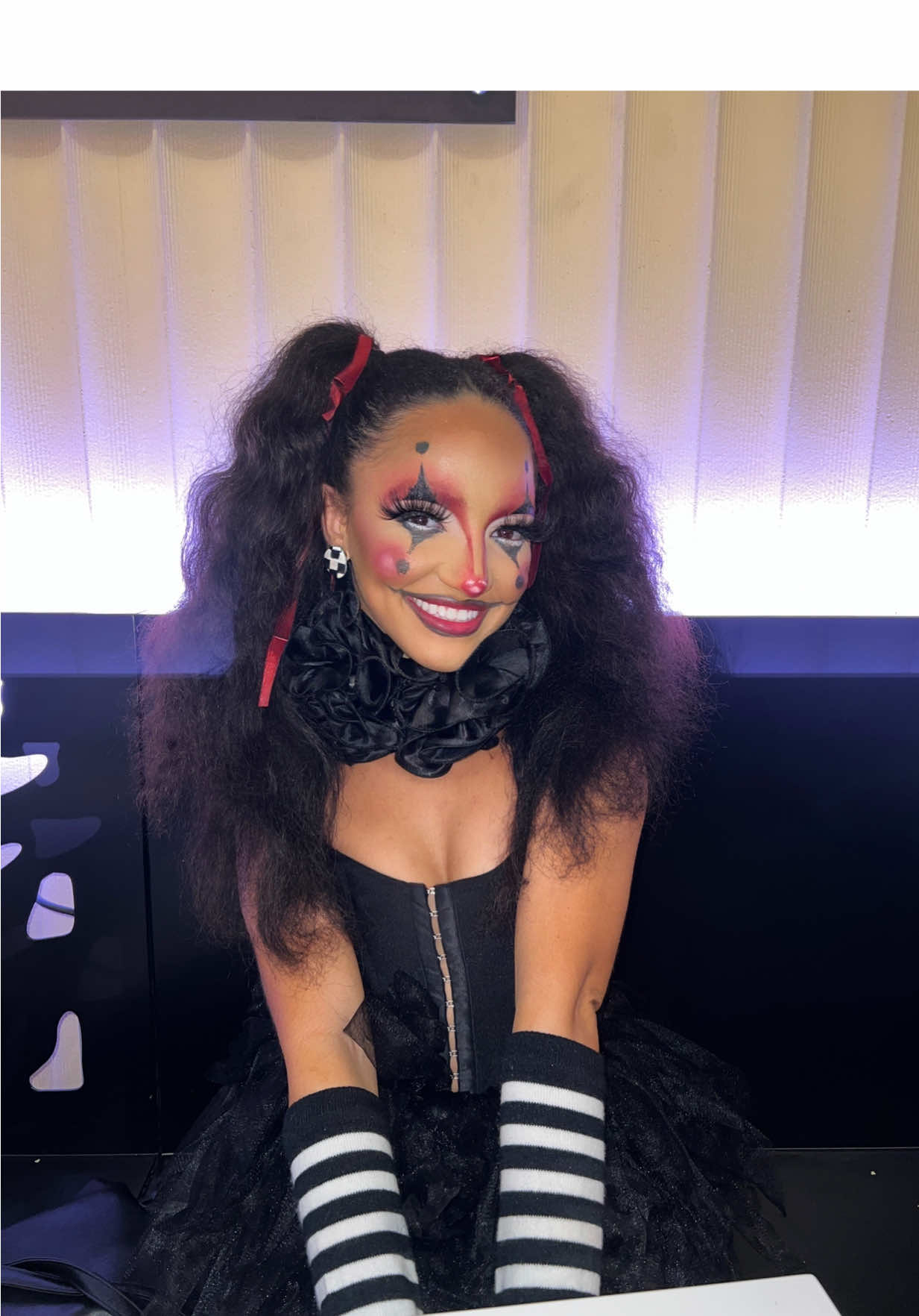 last minute clown glam saved the day #halloween 